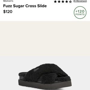 UGG Fuzz Sugar Cross Slides